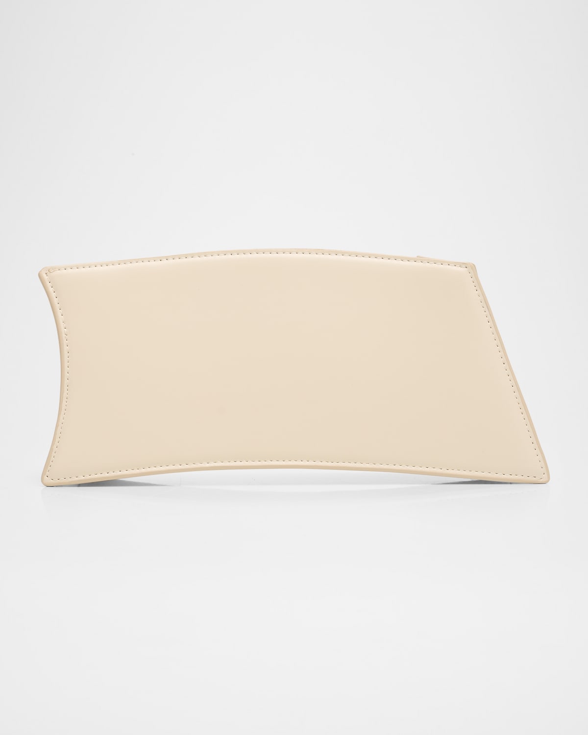 Staud Coco Smooth Leather Shoulder Bag In White