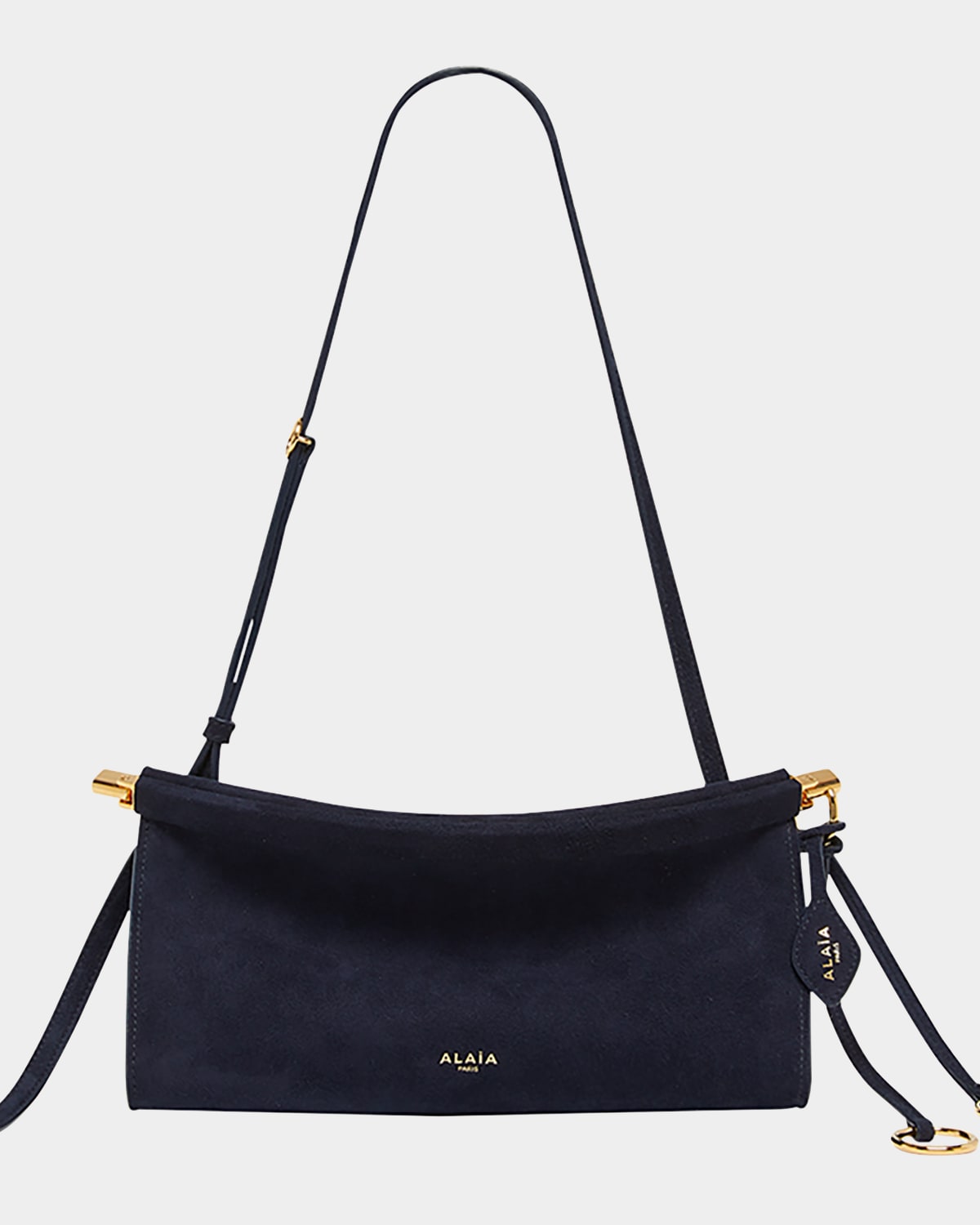 Alaïa Le Click East-west Suede Shoulder Bag