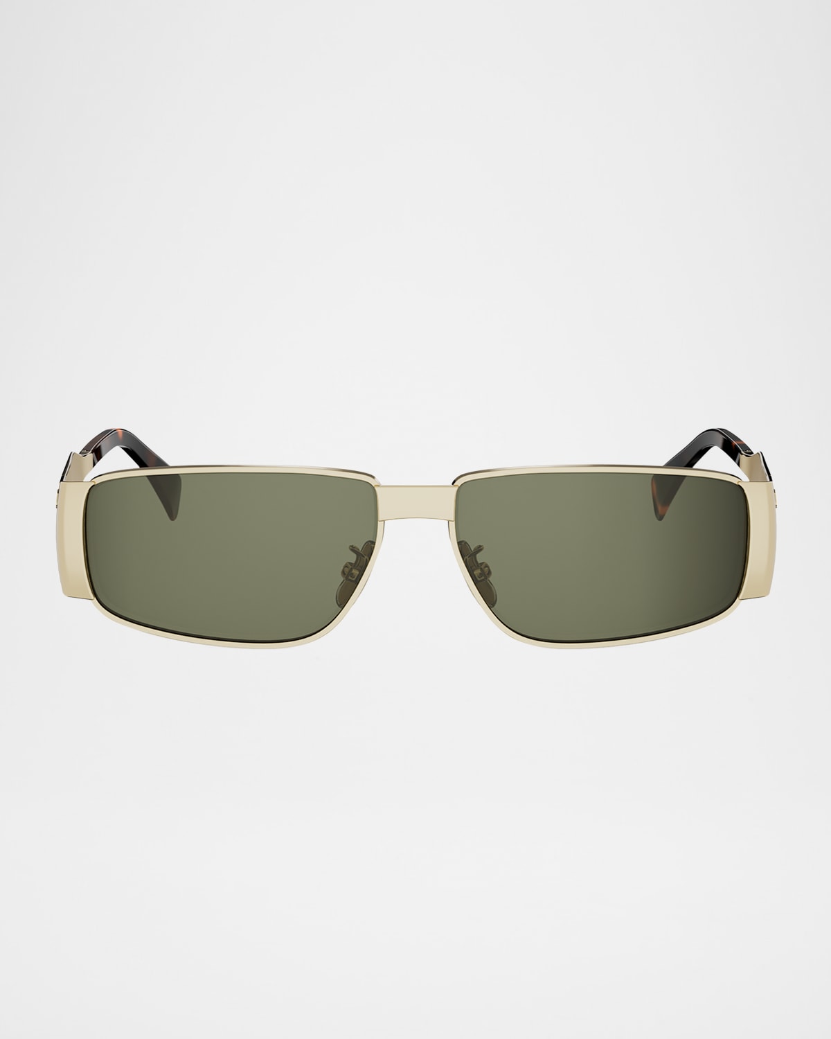 Celine Triomphe 59mm Metal Rectangular Sunglasses