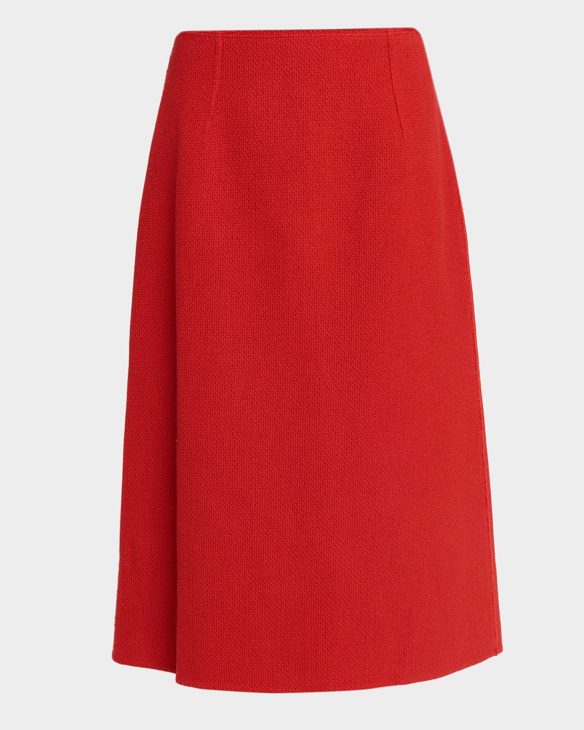 Lafayette 148 X The Morning Show A-line Crepe Weave Midi Skirt