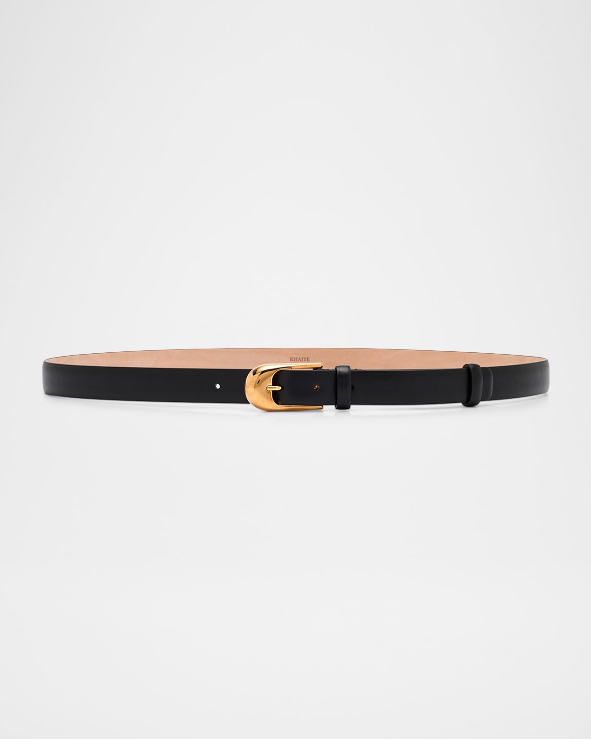 Khaite Dome Leather Belt In Multi
