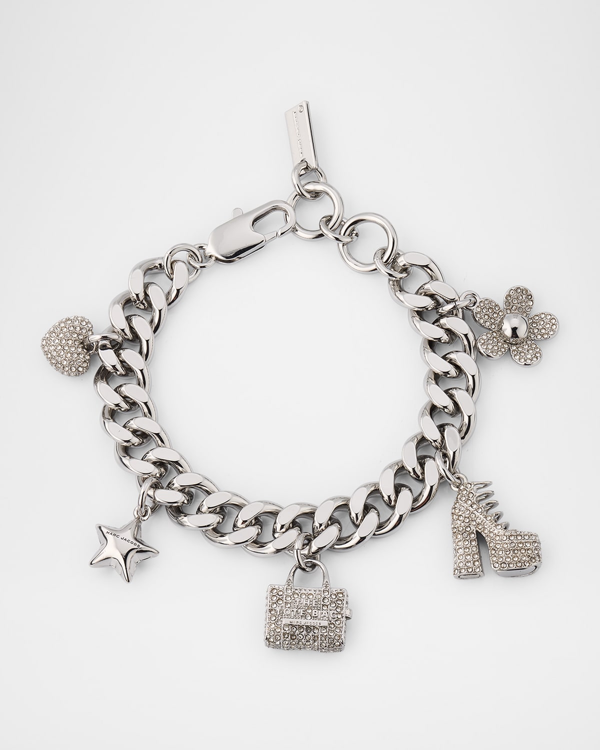 Marc Jacobs The Pave Mini Icon Charm Bracelet