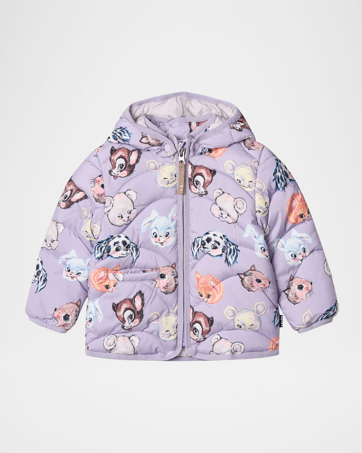 Molo Kid 's Harmony Quilted Rain Jacket, Size 6M-2