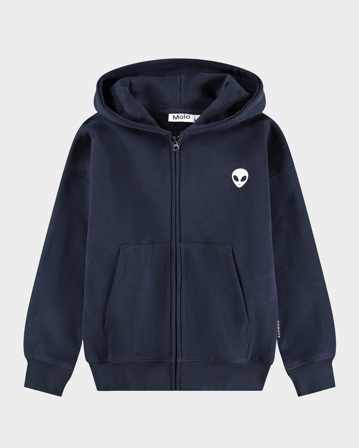 Molo Boy's Marley Alien-Print Hoodie, Size 4-7