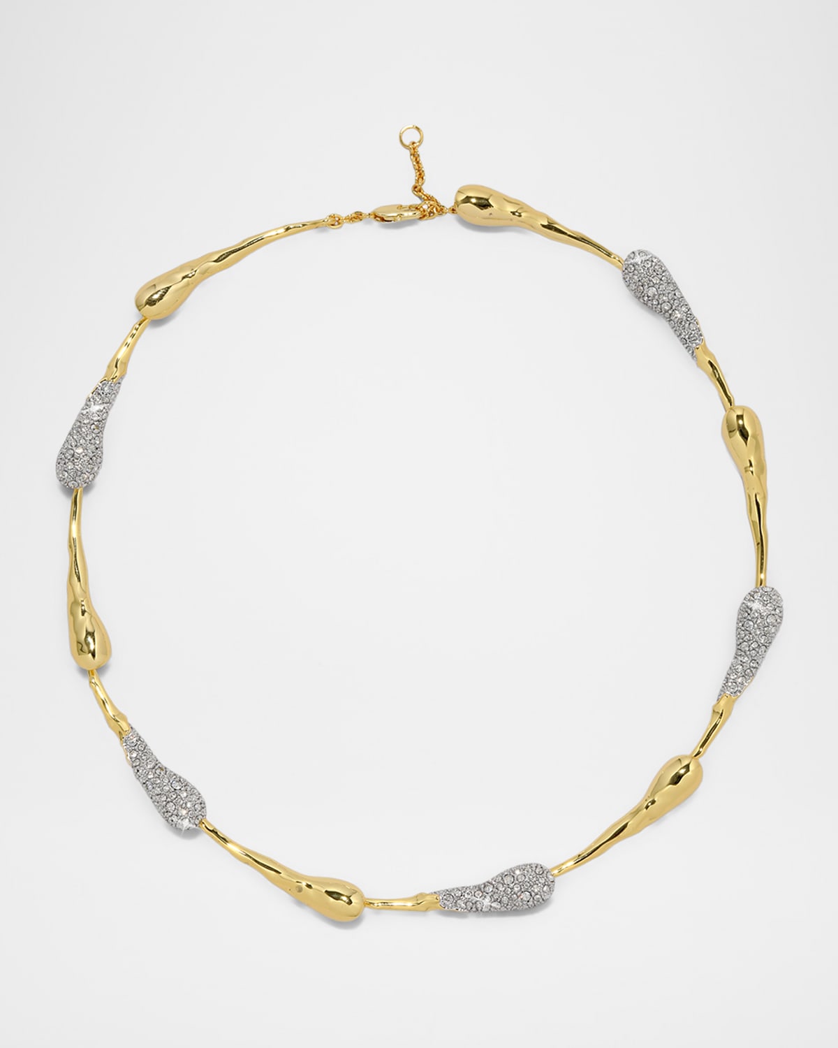 Alexis Bittar Solanales Crystal Teardrop Riviera Necklace