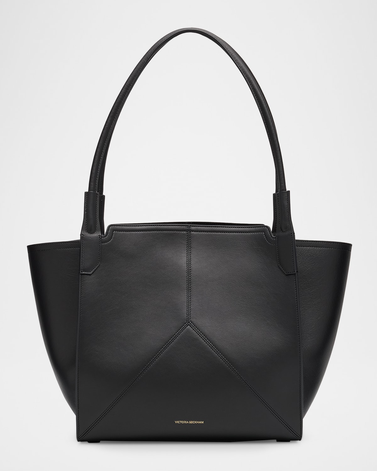 Victoria Beckham Victoria Small Leather Tote Bag In Black