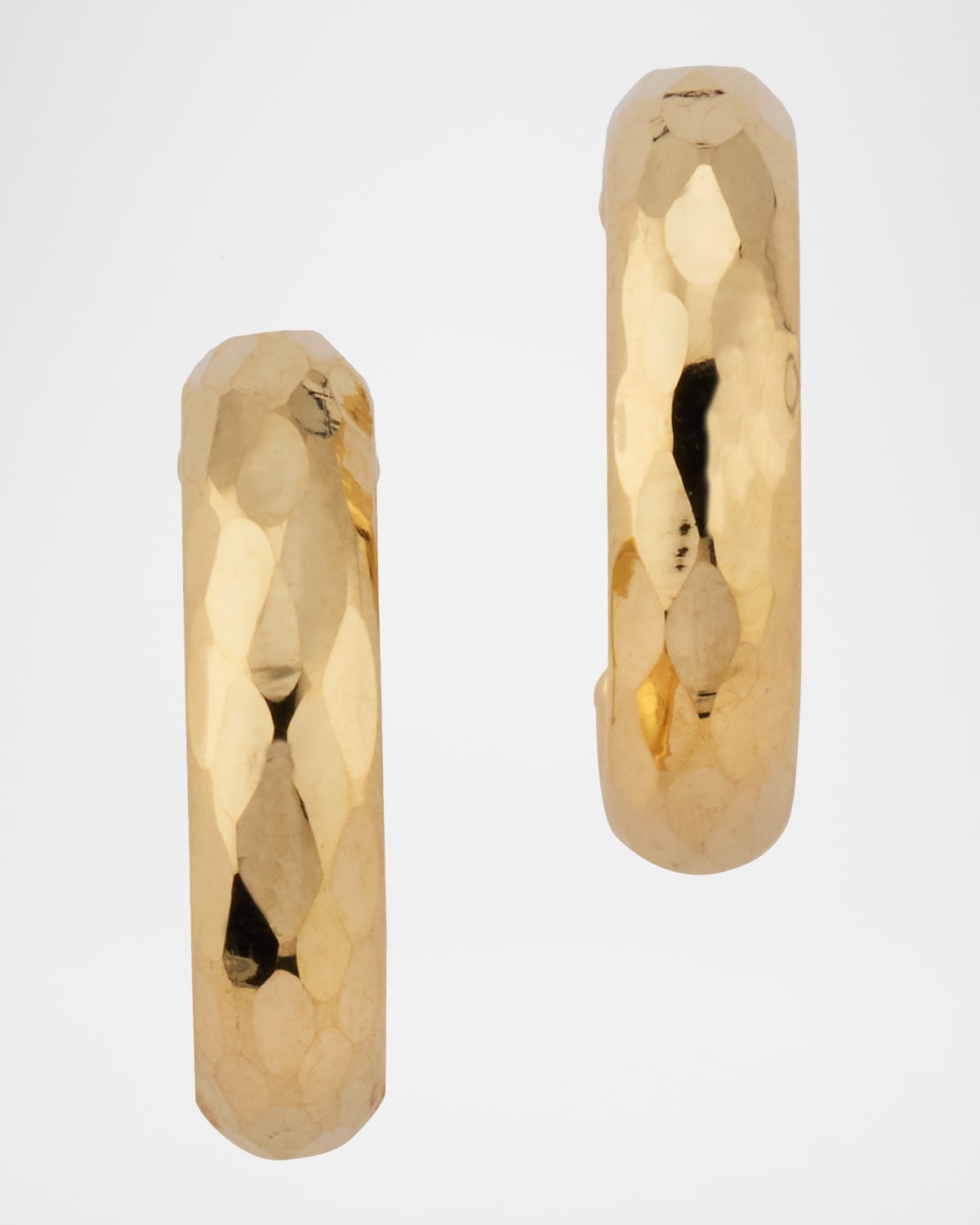 LANA Mini Disco Hollow Hoop Earrings, 16mm