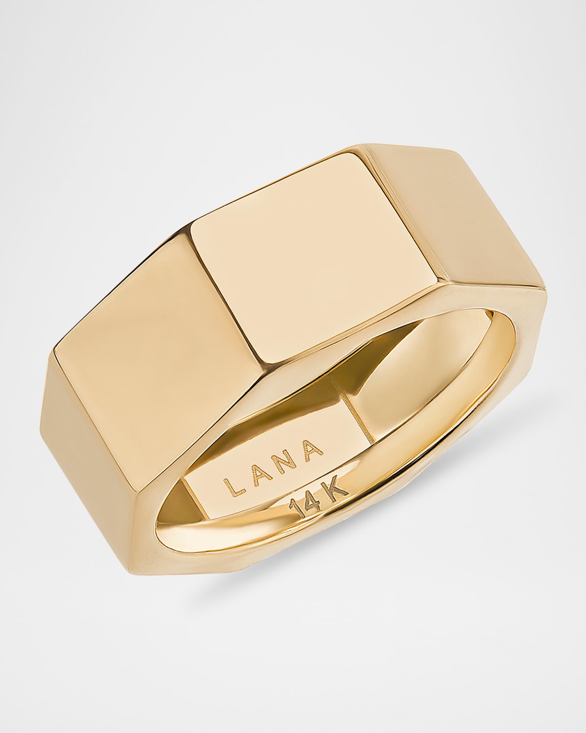 LANA Hollow Rock Ring