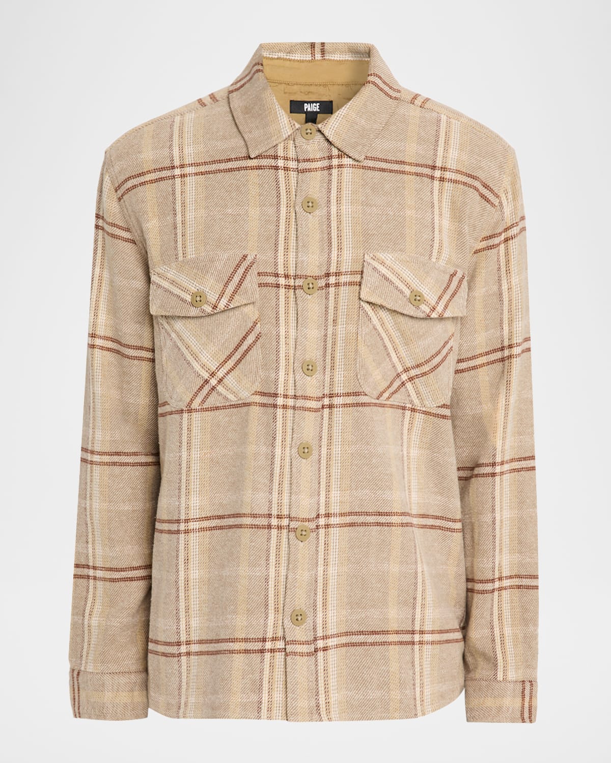 PAIGE en's Seymore Brushed Twill Overshirt