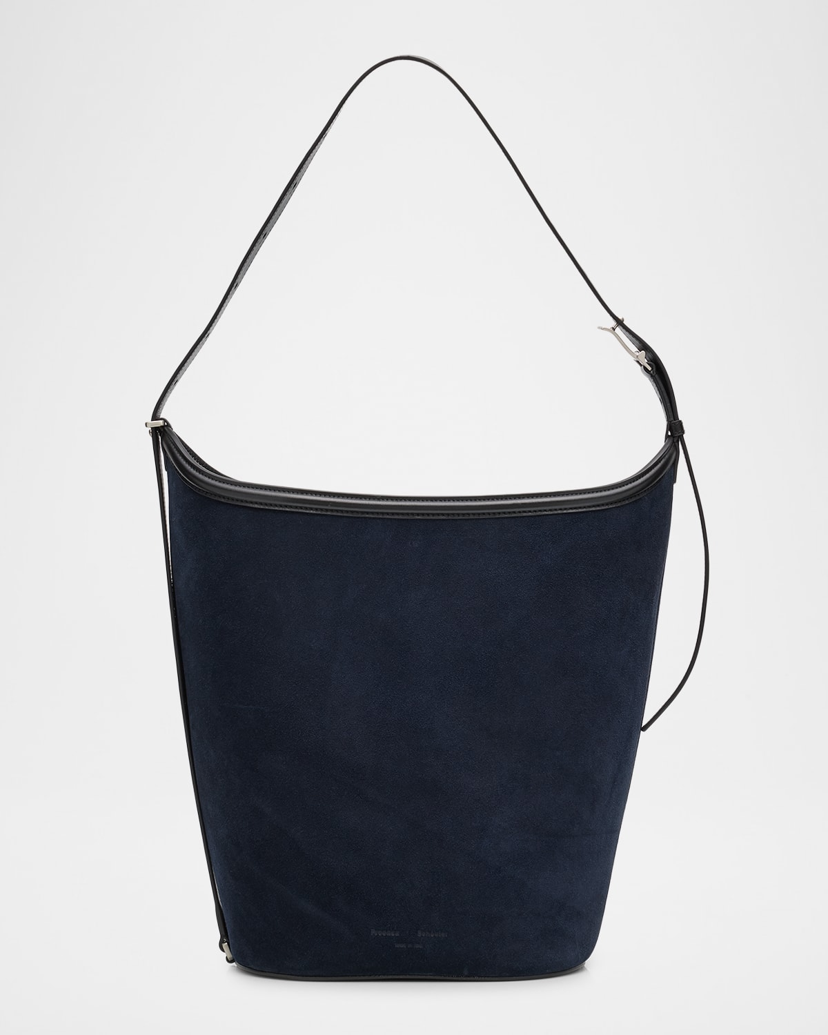 Proenza Schouler White Label Brant Suede Bucket Bag In Blue