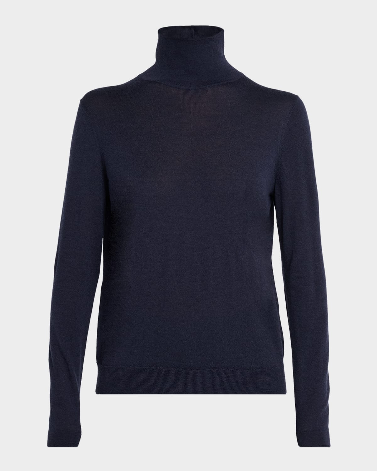Lafayette 148 Turtleneck Cashmere Pullover In Blue
