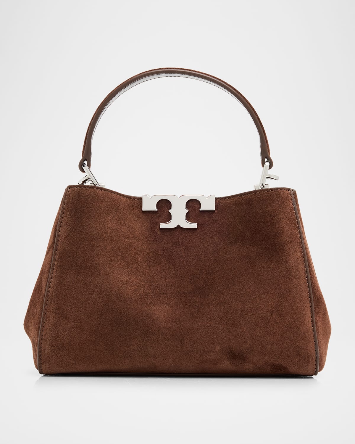 Tory Burch Eleanor Suede Crossbody Bag In Brown