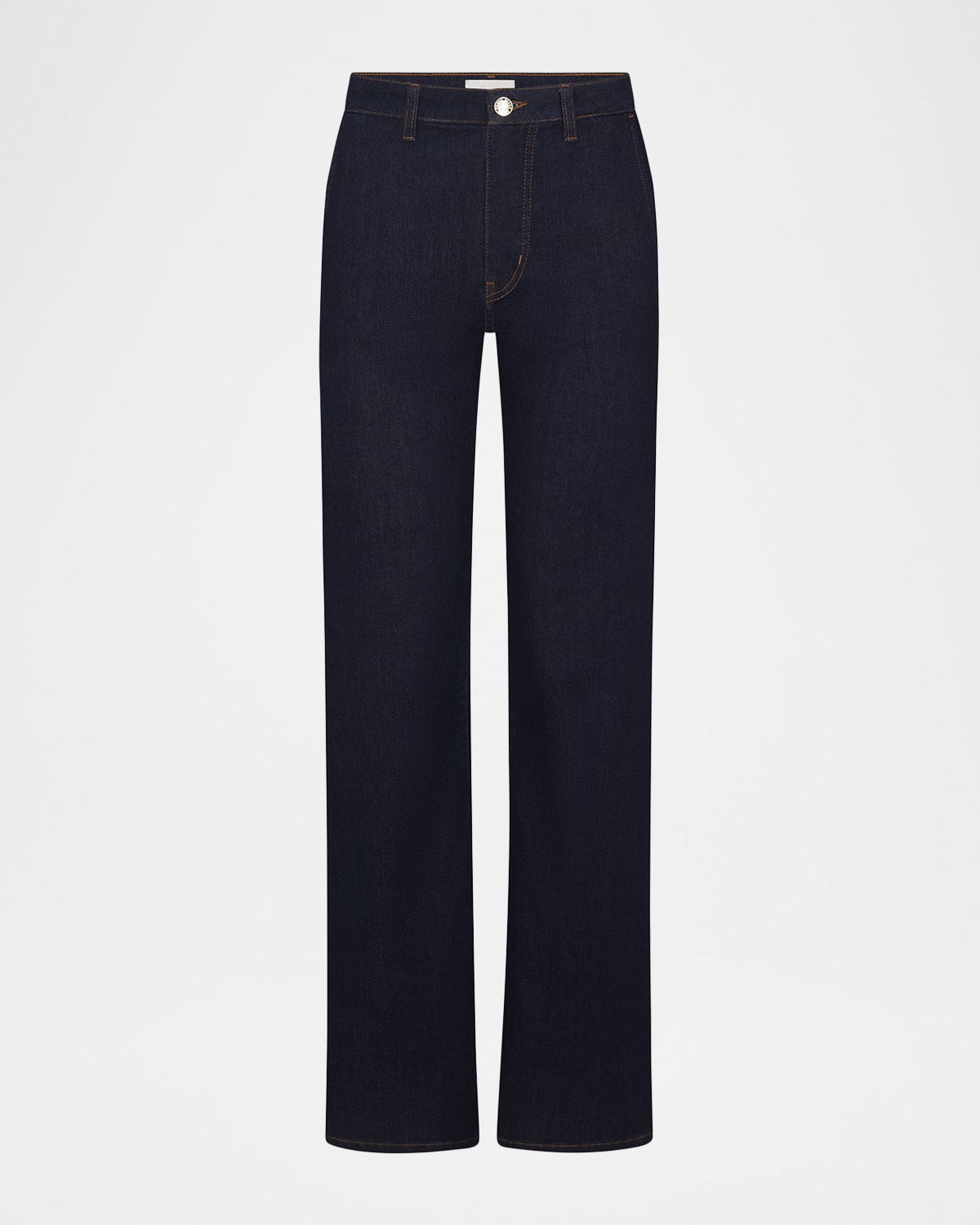 Frame The Straight Trouser Jeans In Blue
