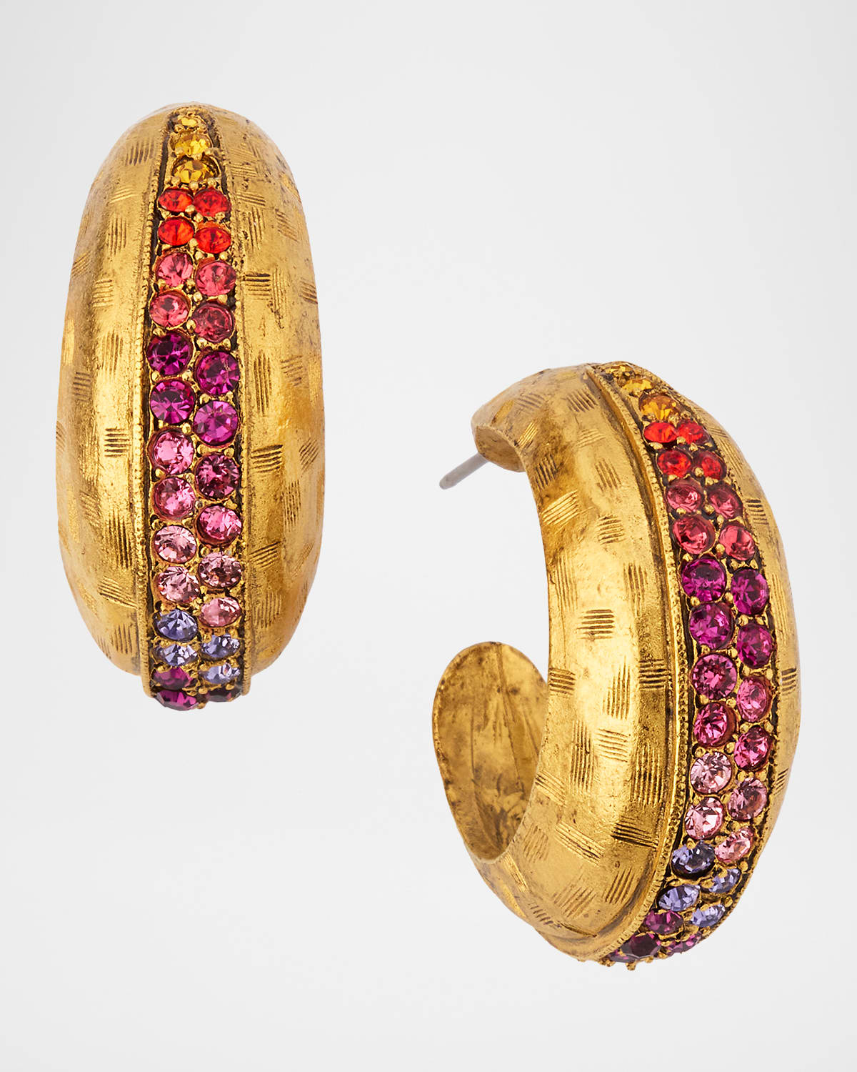 Elizabeth Cole Eurie Hoop Earrings