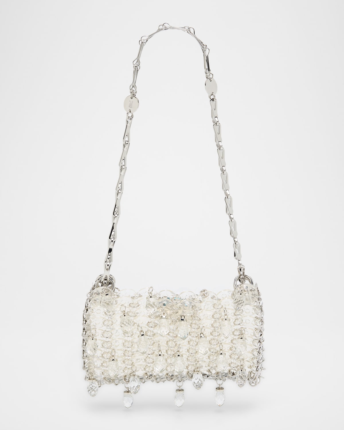 Rabanne Sac A Main Crystal-embellished Resin Disc Shoulder Bag