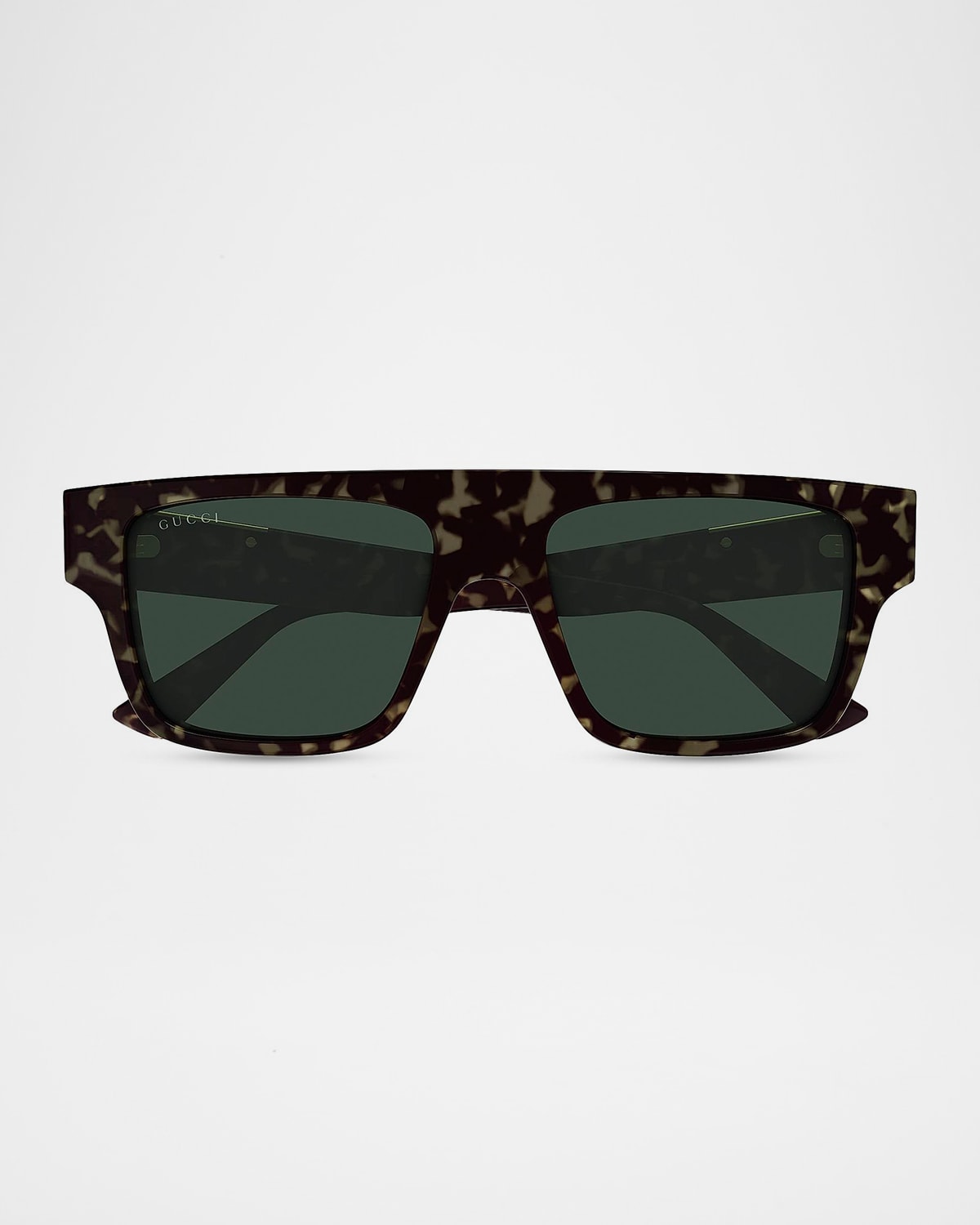 Gucci Eyewear Rectangular Frame Sunglasses In Black
