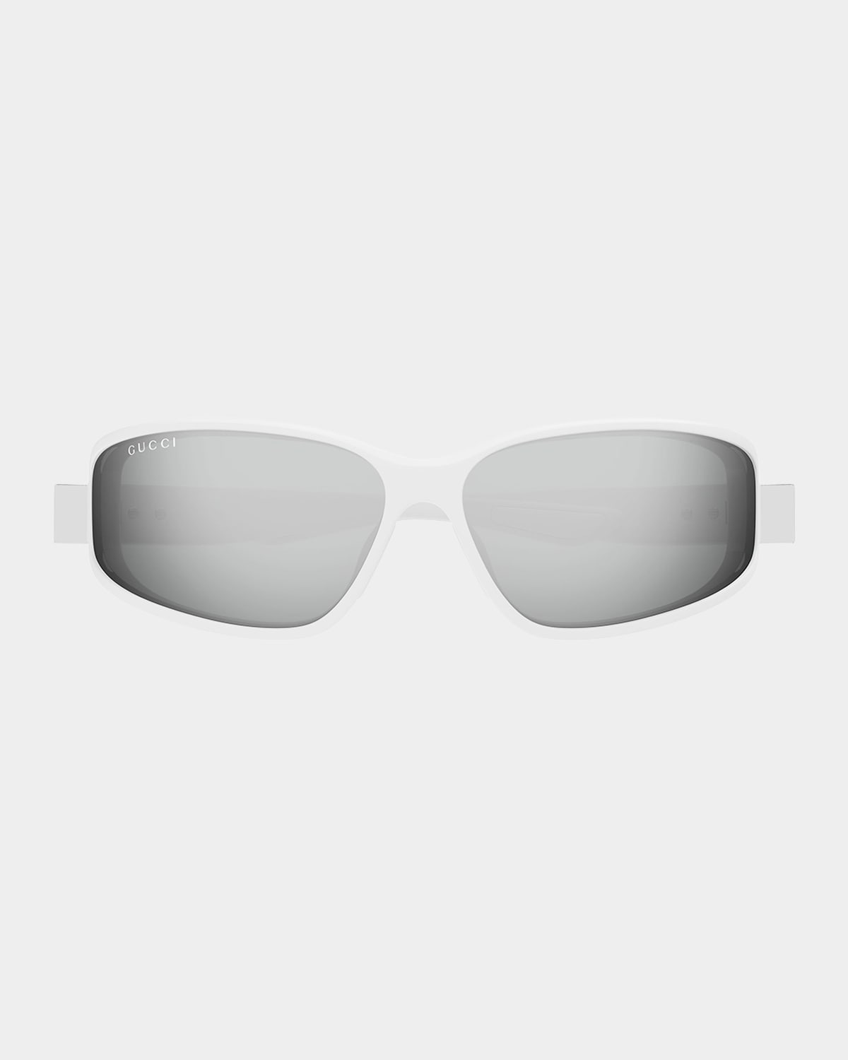 Gucci Men 's Rectangular Acetate Wrap Sunglasses