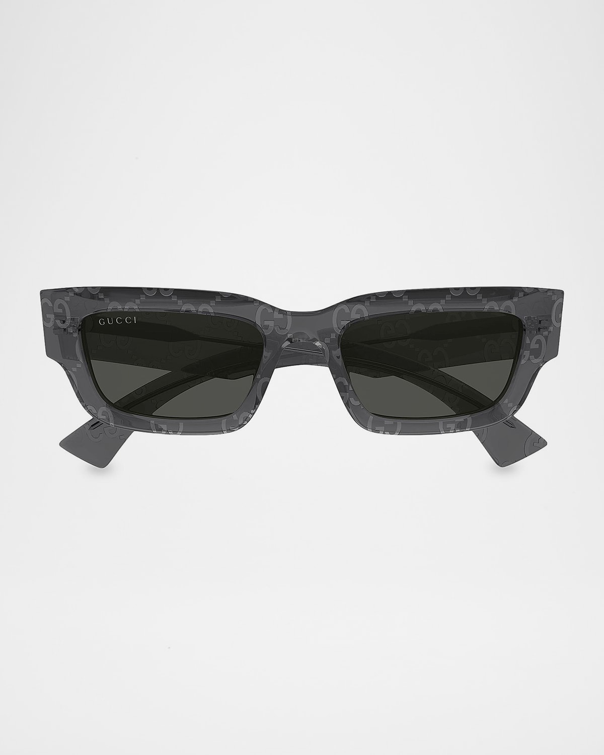 Gucci Men 's  Miami 52mm Rectangular Plastic Sunglasses