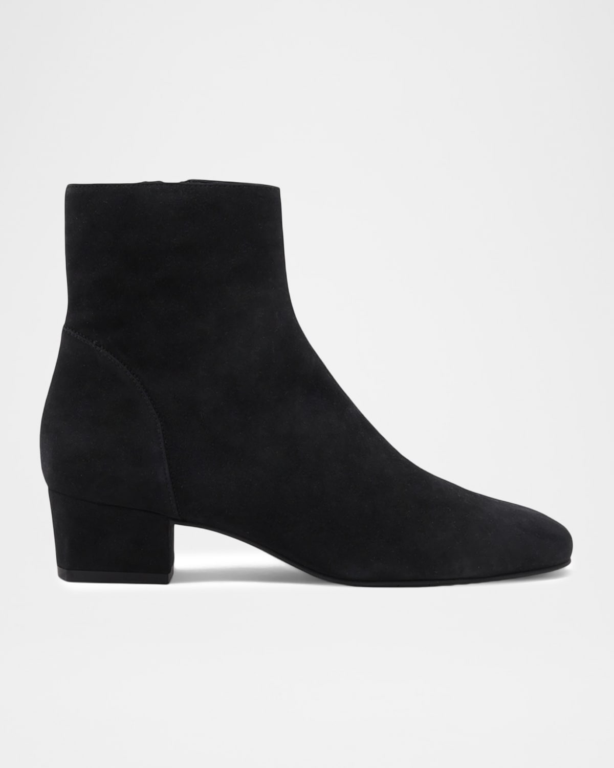 Aquatalia Ulyssa Suede Ankle Boots With Hidden Wedge In Black