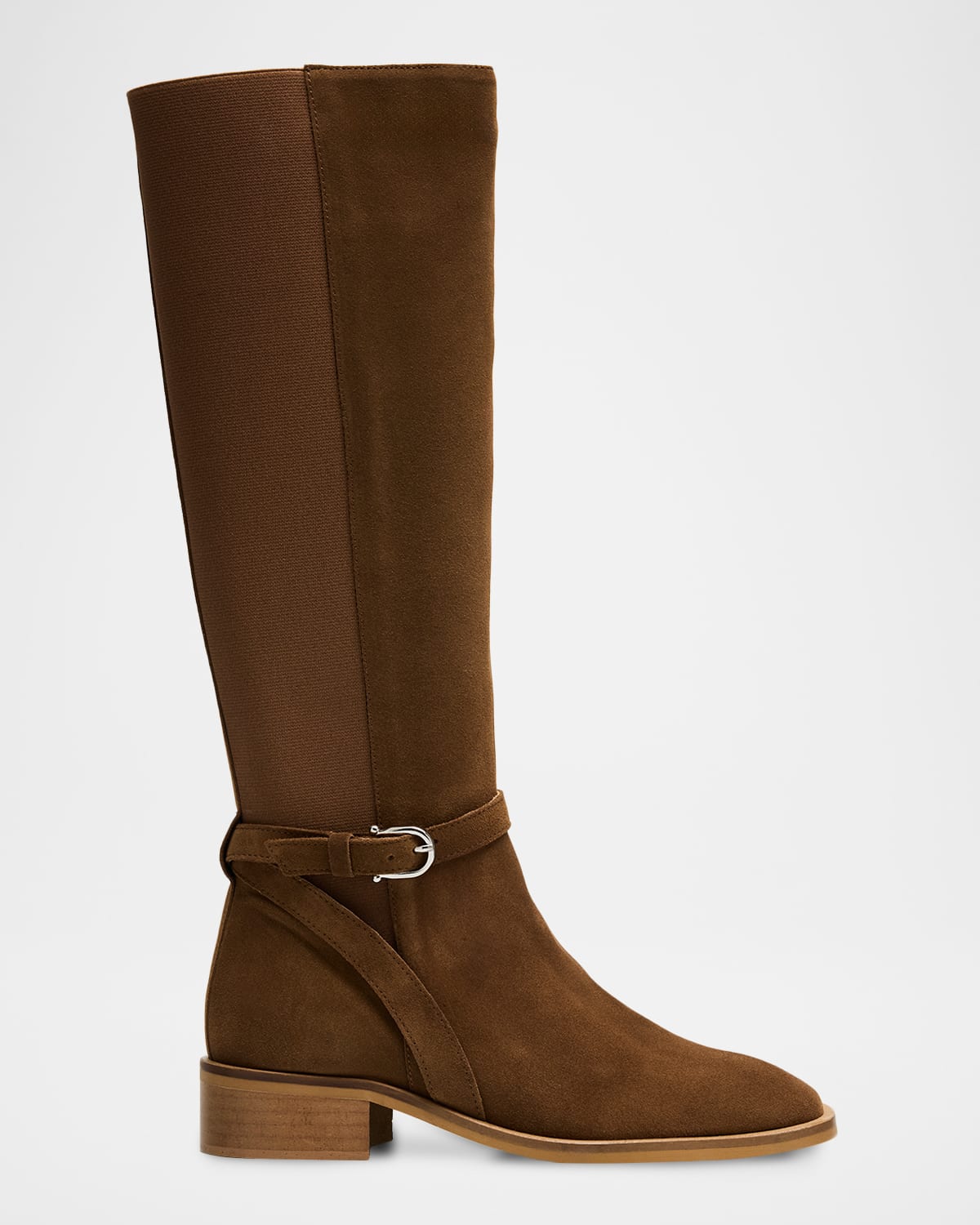 Aquatalia Claudette Suede Knee-High Boots
