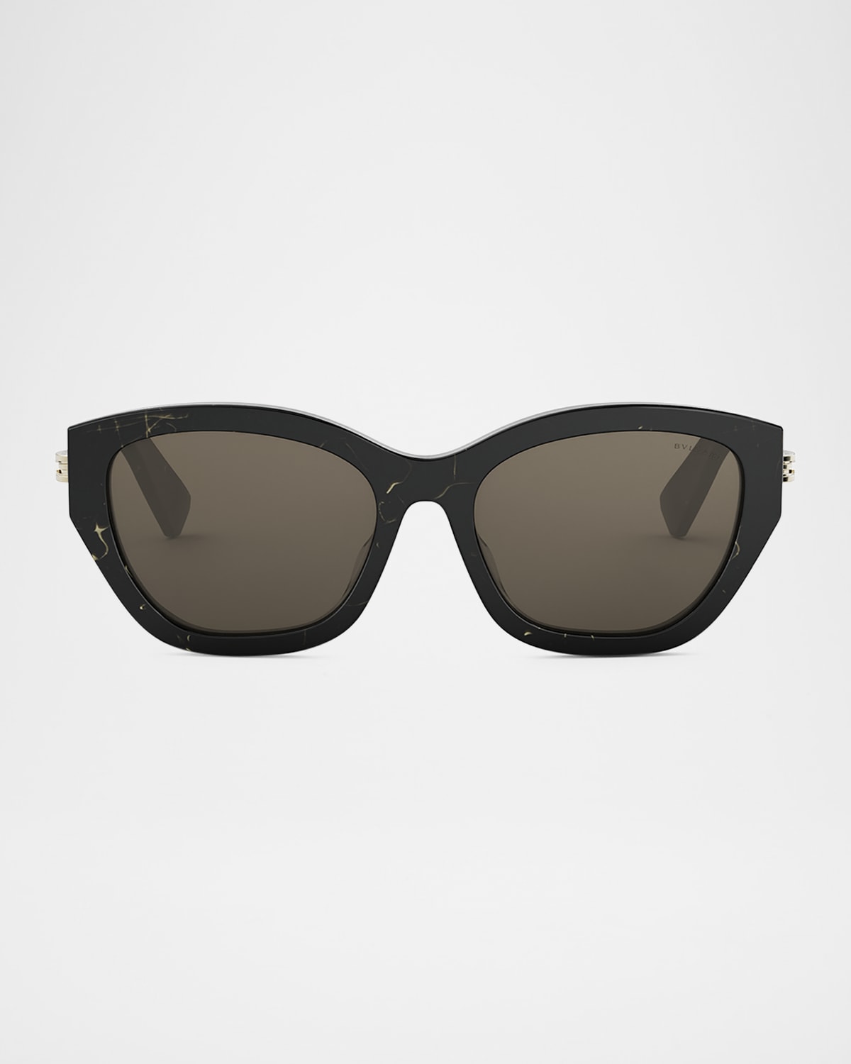 Bvlgari B. Zero1 Acetate Cat-eye Sunglasses In Black
