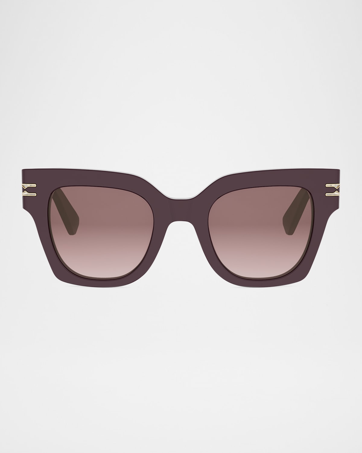 BVLGARI B. Zero1 Acetate Square Sunglasses