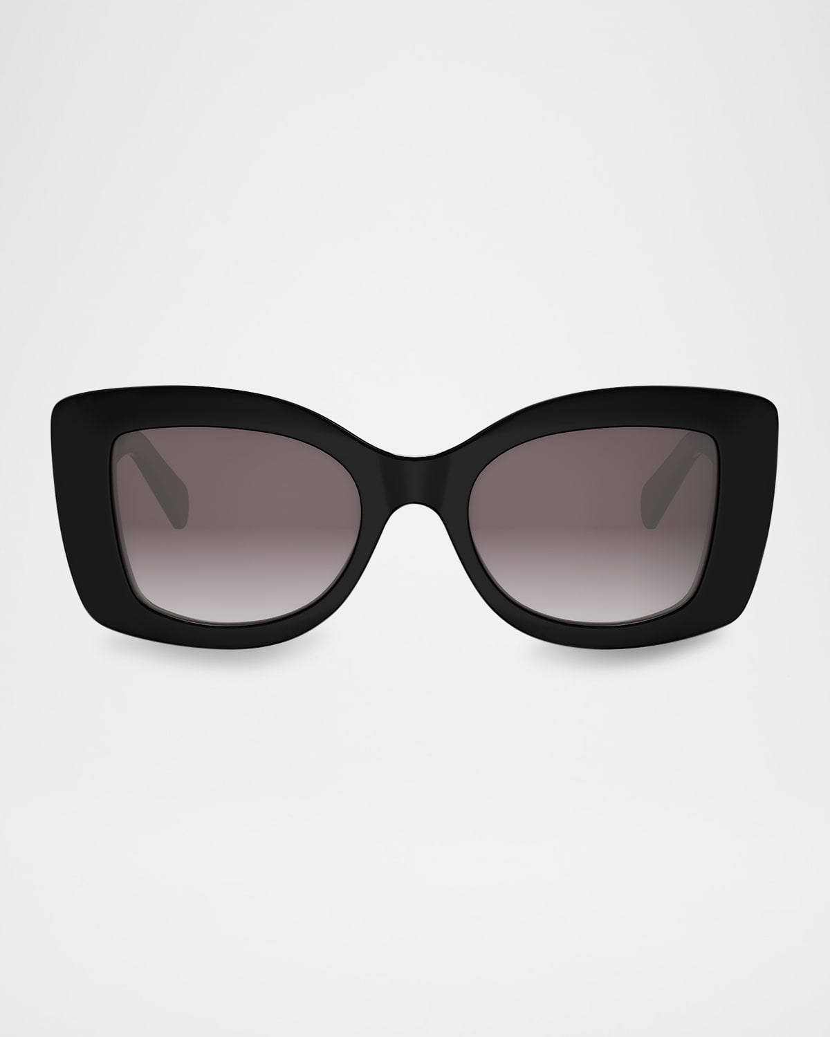 Celine 3 Dots Acetate Butterfly Sunglasses In Black