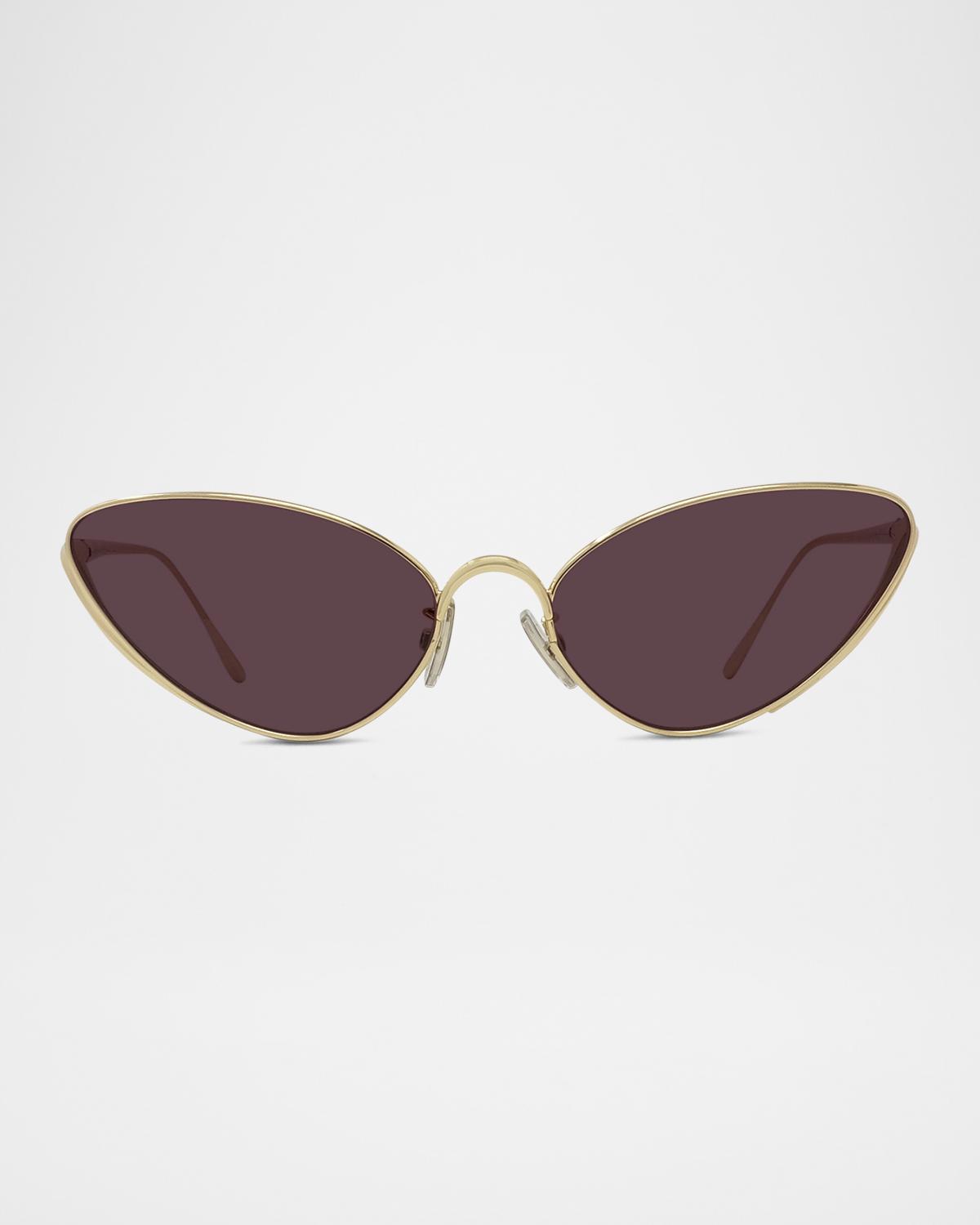 Signature Metal Cat-Eye Sunglasses