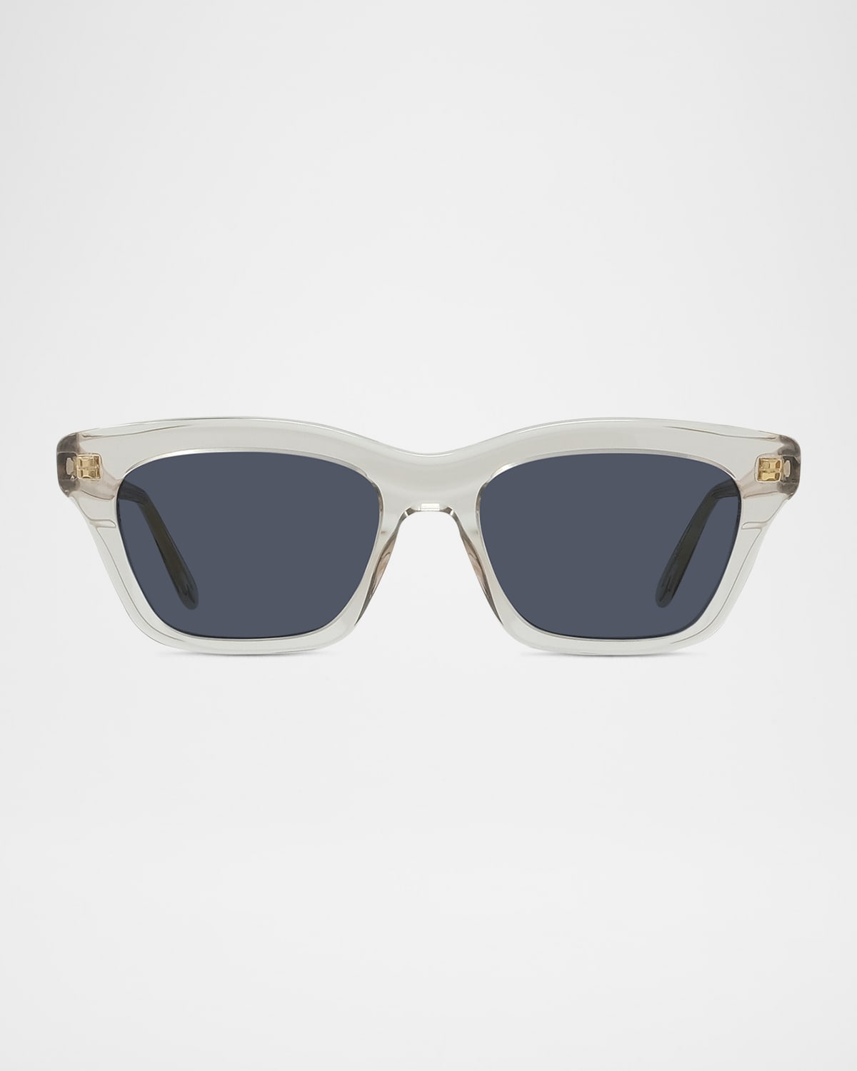 Loewe Men's Sigma Slim Acetate Rectangle Sunglasses In Blue