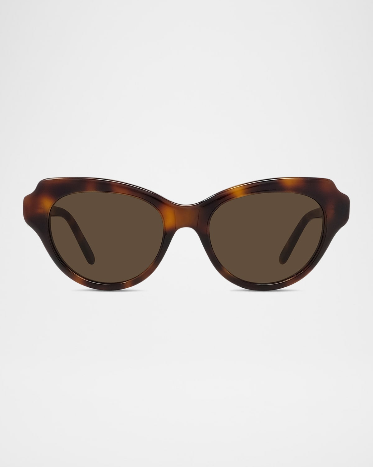 Loewe Slim Acetate Cat-eye Sunglasses In Brown