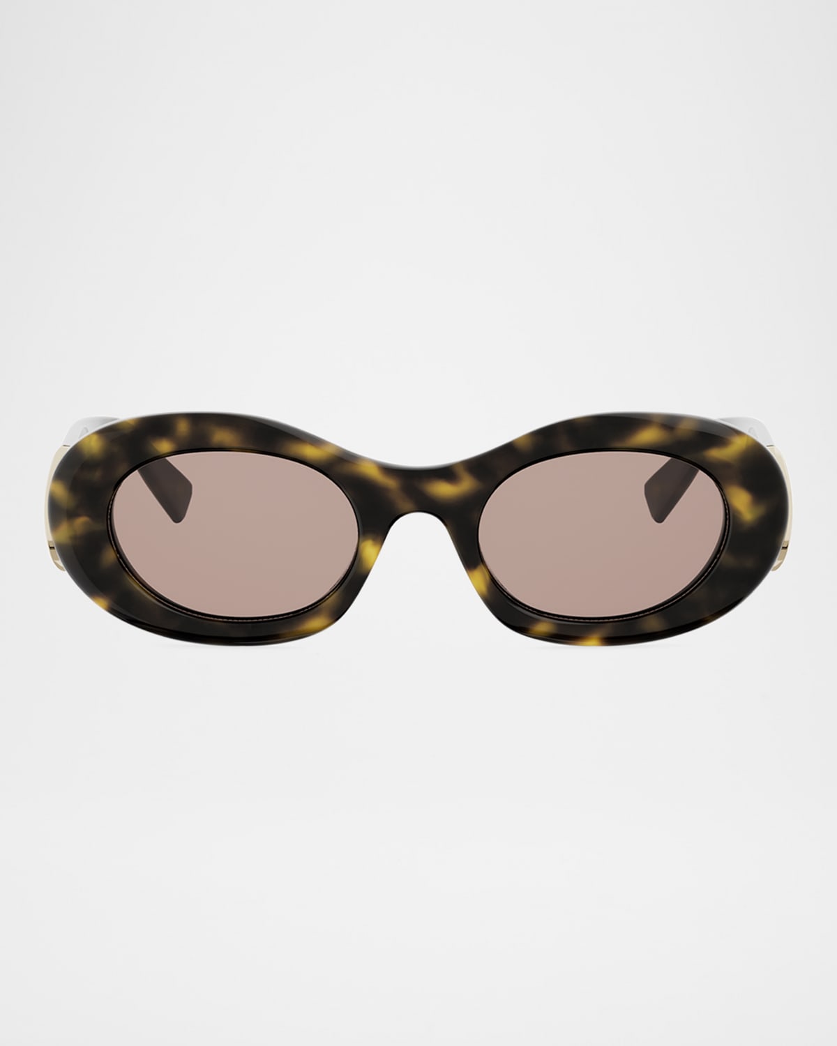 Bvlgari Divas' Dream Acetate Oval Sunglasses In Black