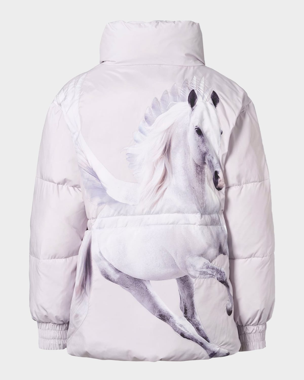 Molo Girl 's Hally Unicorn Puffer Jacket, Size 4-