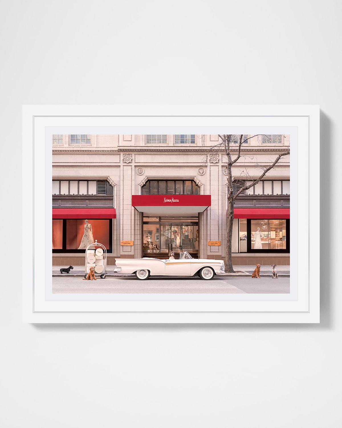 Gray Malin The Arrival, Neiman Marcus, Downtown Dallas Framed Fine Art Photography Print, Mini In Multi