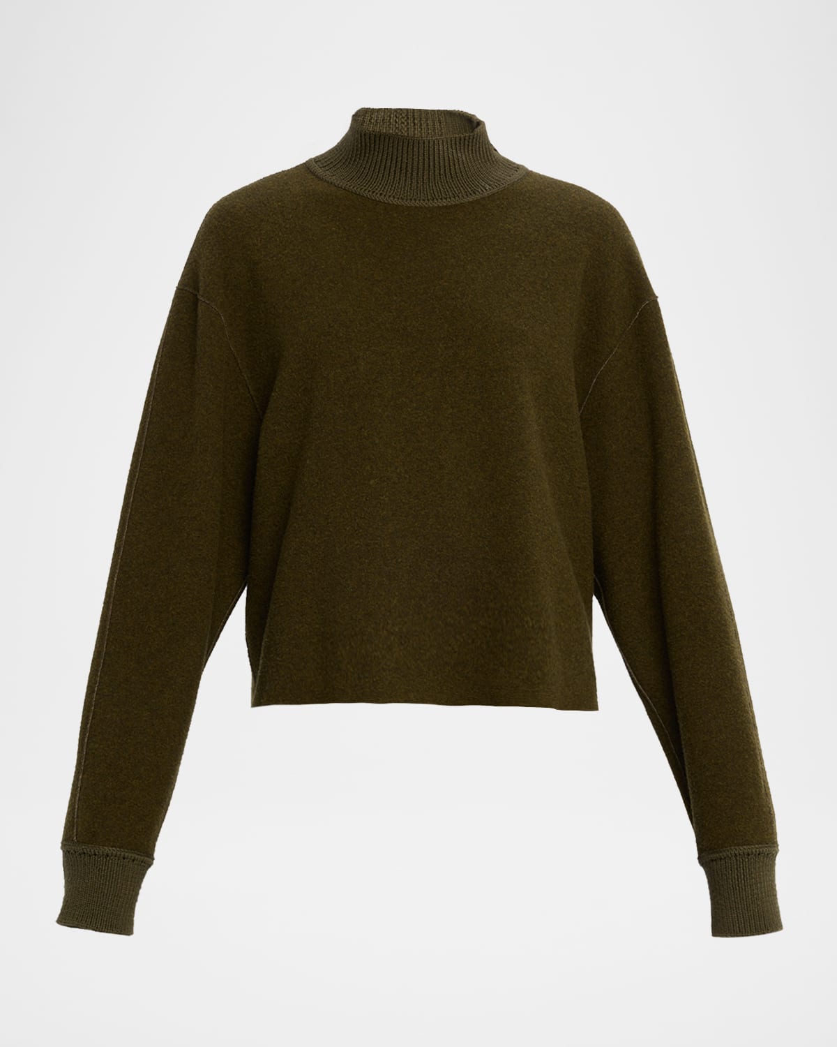 Lafayette 148 New York Reversible Mock-Neck Sweater