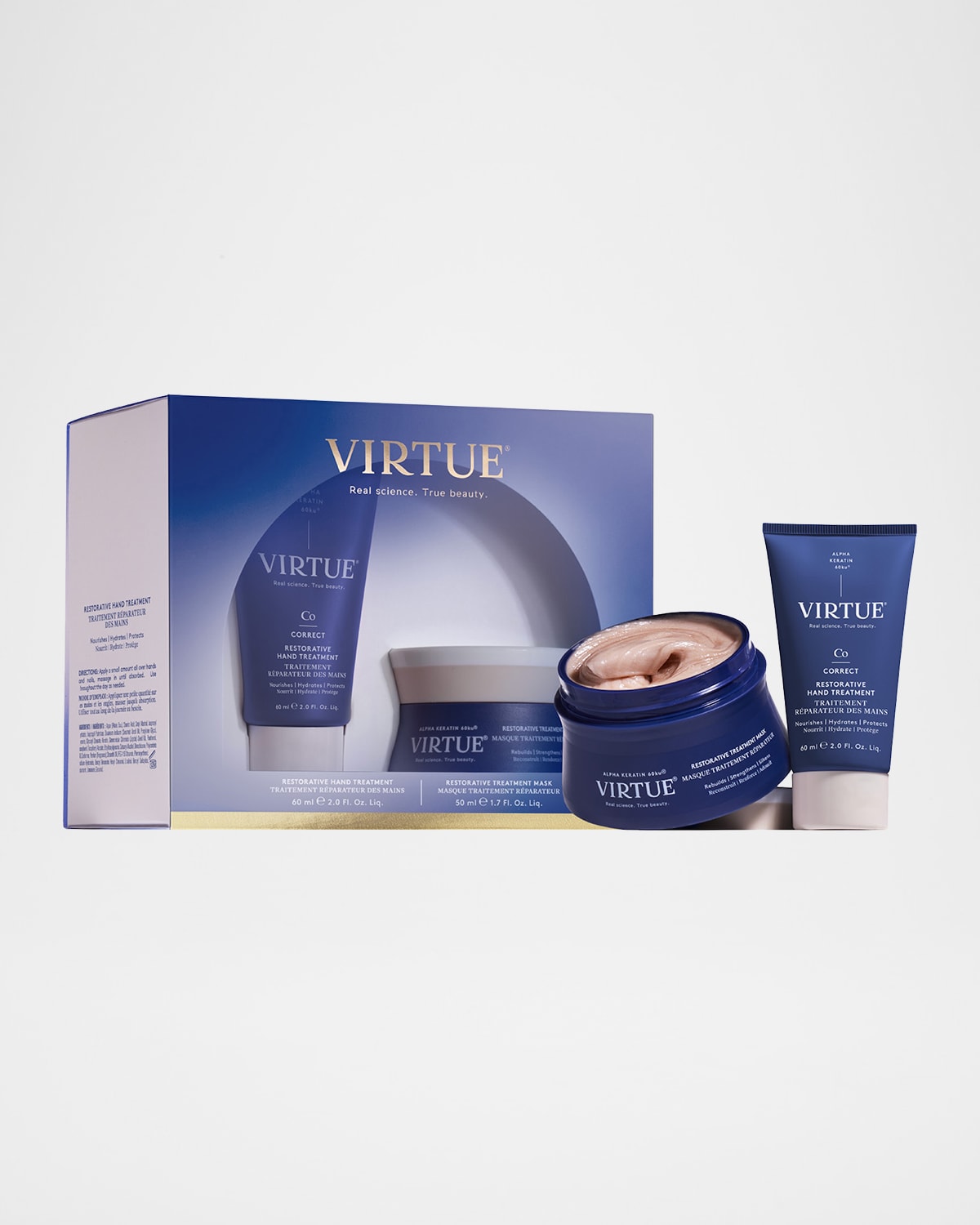 Virtue Restorative Treatment 2-piece Collection In Blue
