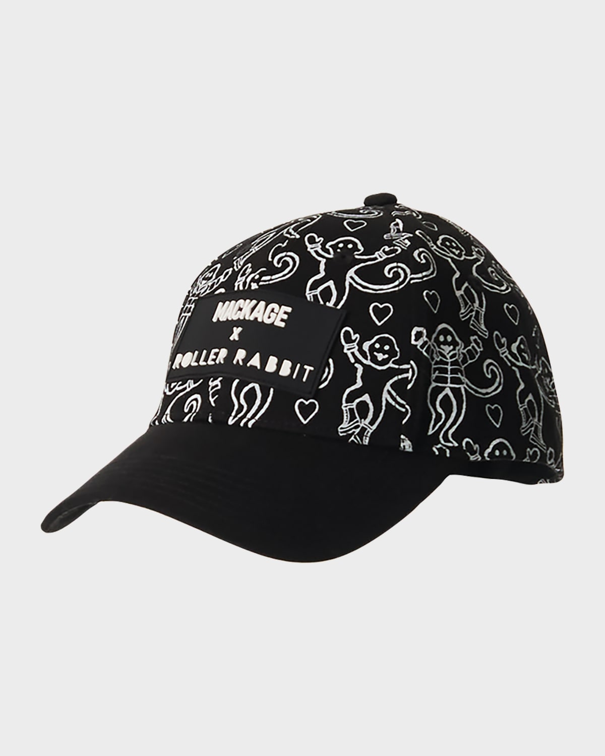 Mackage X Roller Rabbit X Roller Rabbit Kid's Baseball Cap In Black