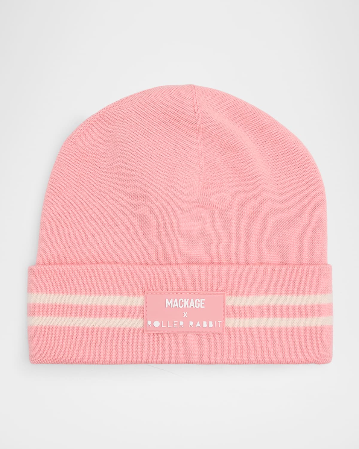 Mackage X Roller Rabbit X Roller Rabbit Kid's Logo-patch Beanie In Brown