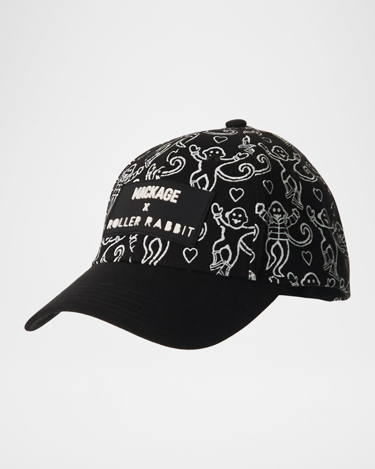 Mackage X Roller Rabbit X Roller Rabbit Logo-patch Baseball Hat In Brown