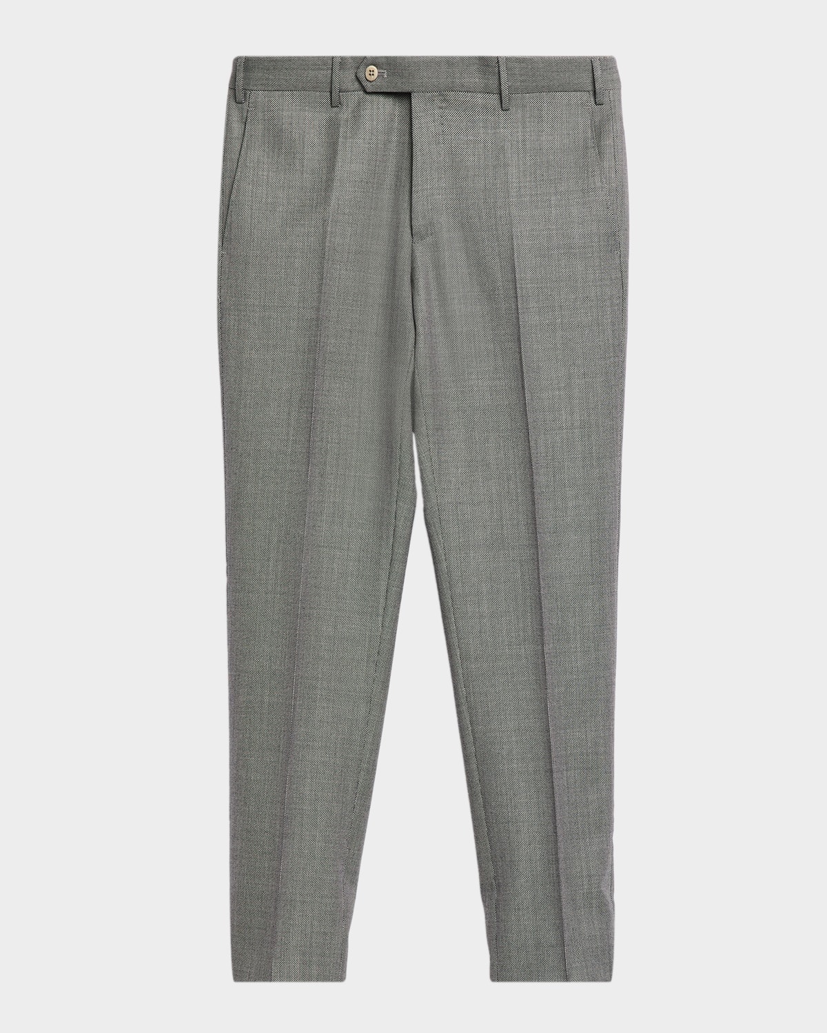 Zanella Men's Parker Nailhead Pants In Gray