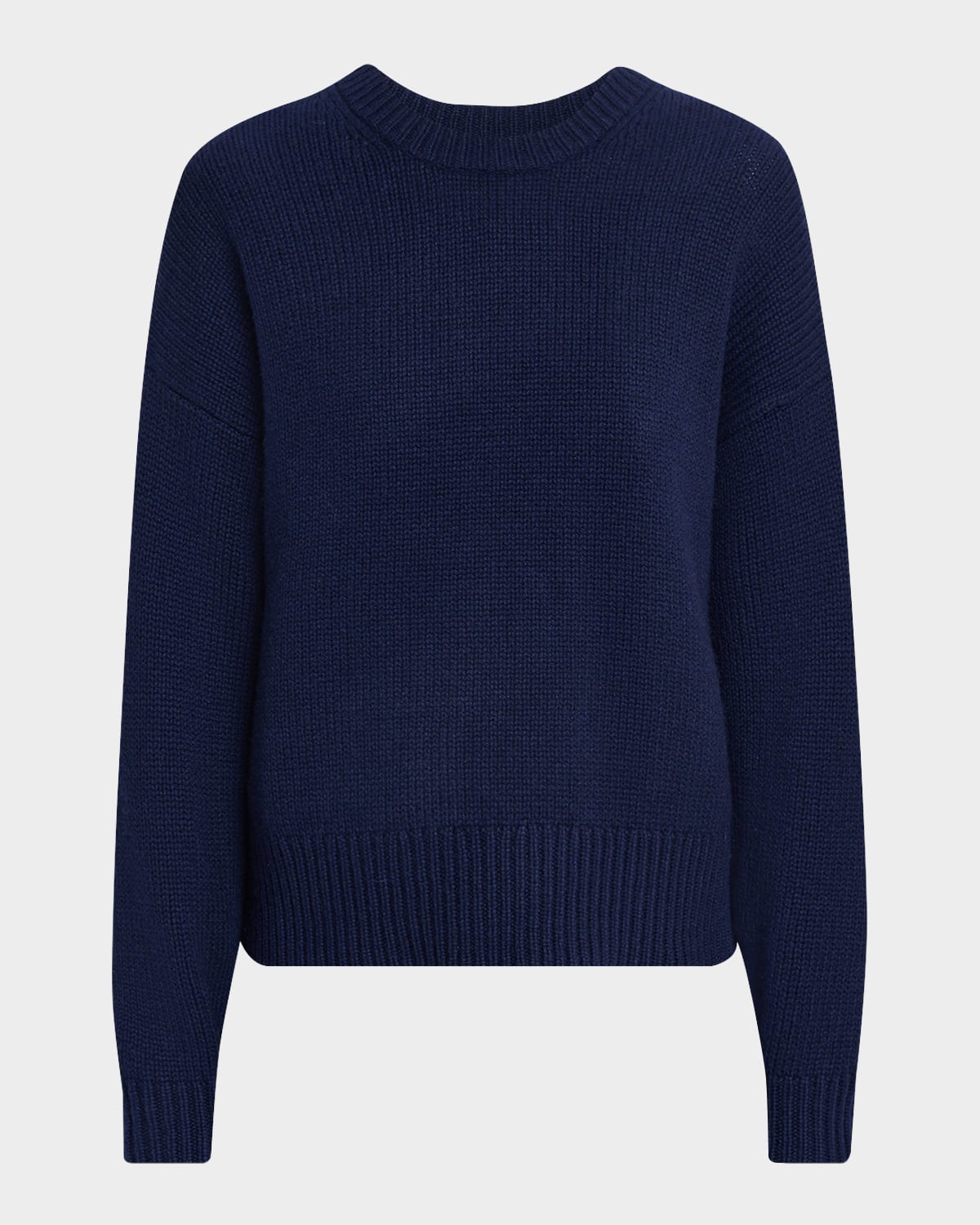 Polo Ralph Lauren Oversized Cashmere Crewneck Sweater In Blue