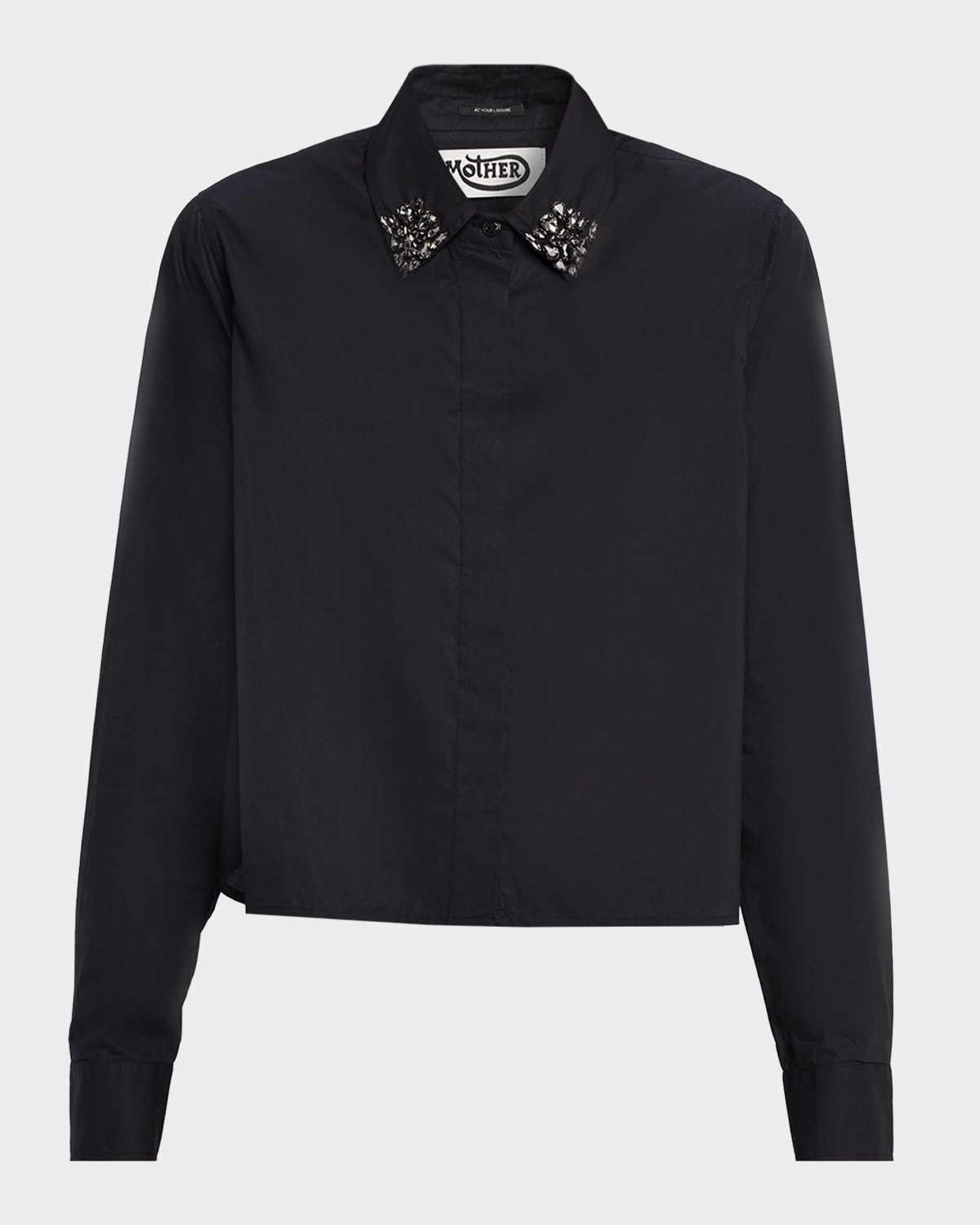 Mother The Honor Shirt In Black