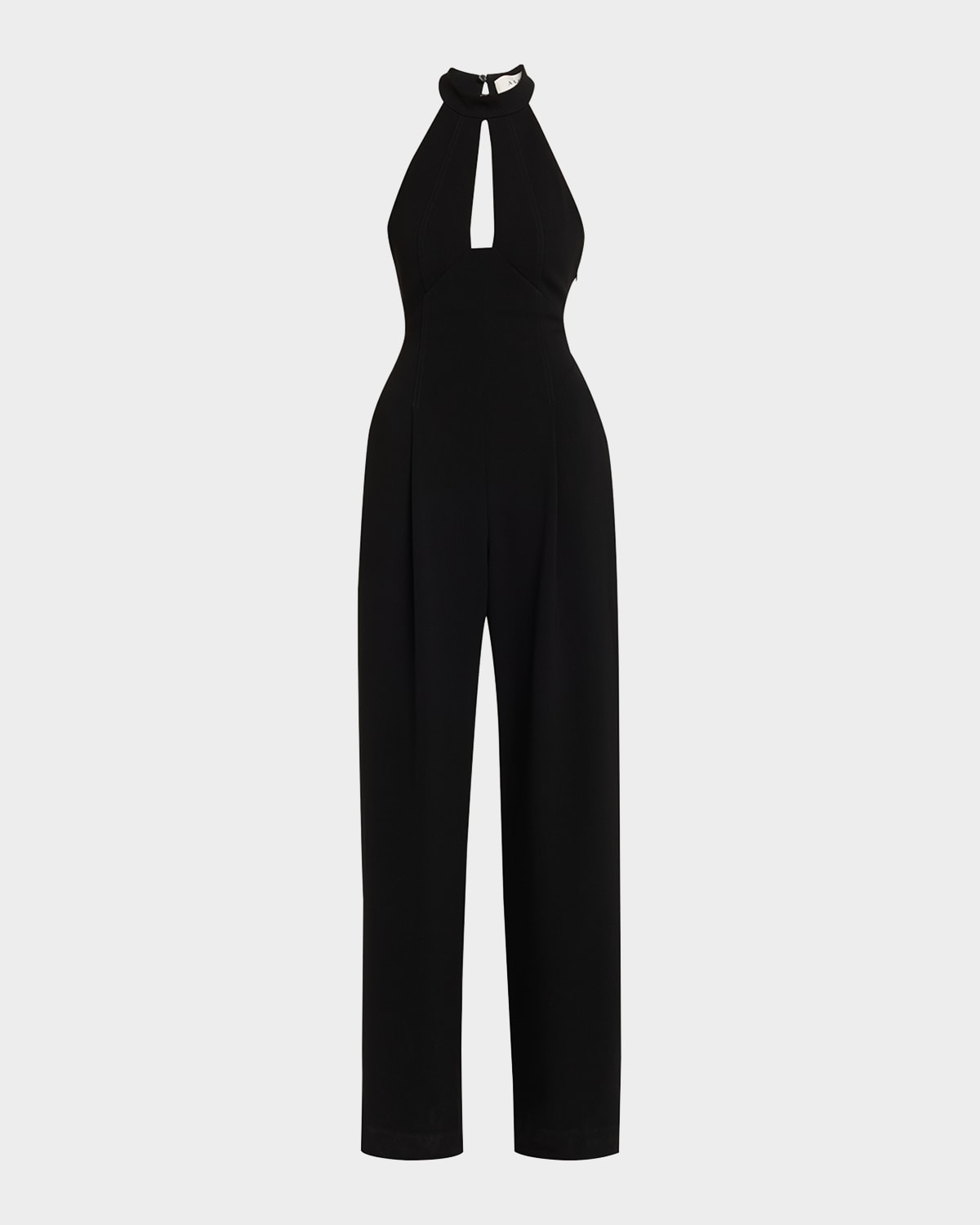 A.l.c Lucie Wide-leg Halter Jumpsuit In Black
