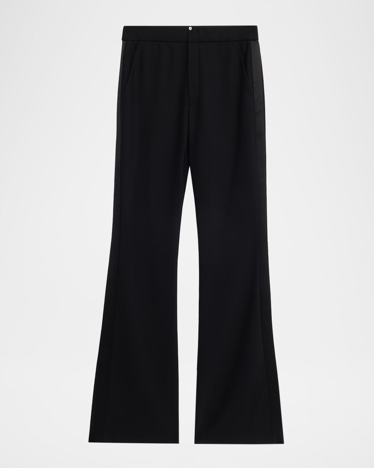 A.l.c Sophie Ii Wool-blend Flare Pants In Black