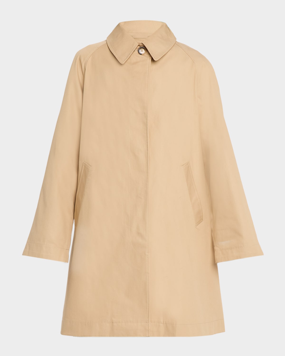 Faithfull The Brand Henrik Mid-length Coat In Brown