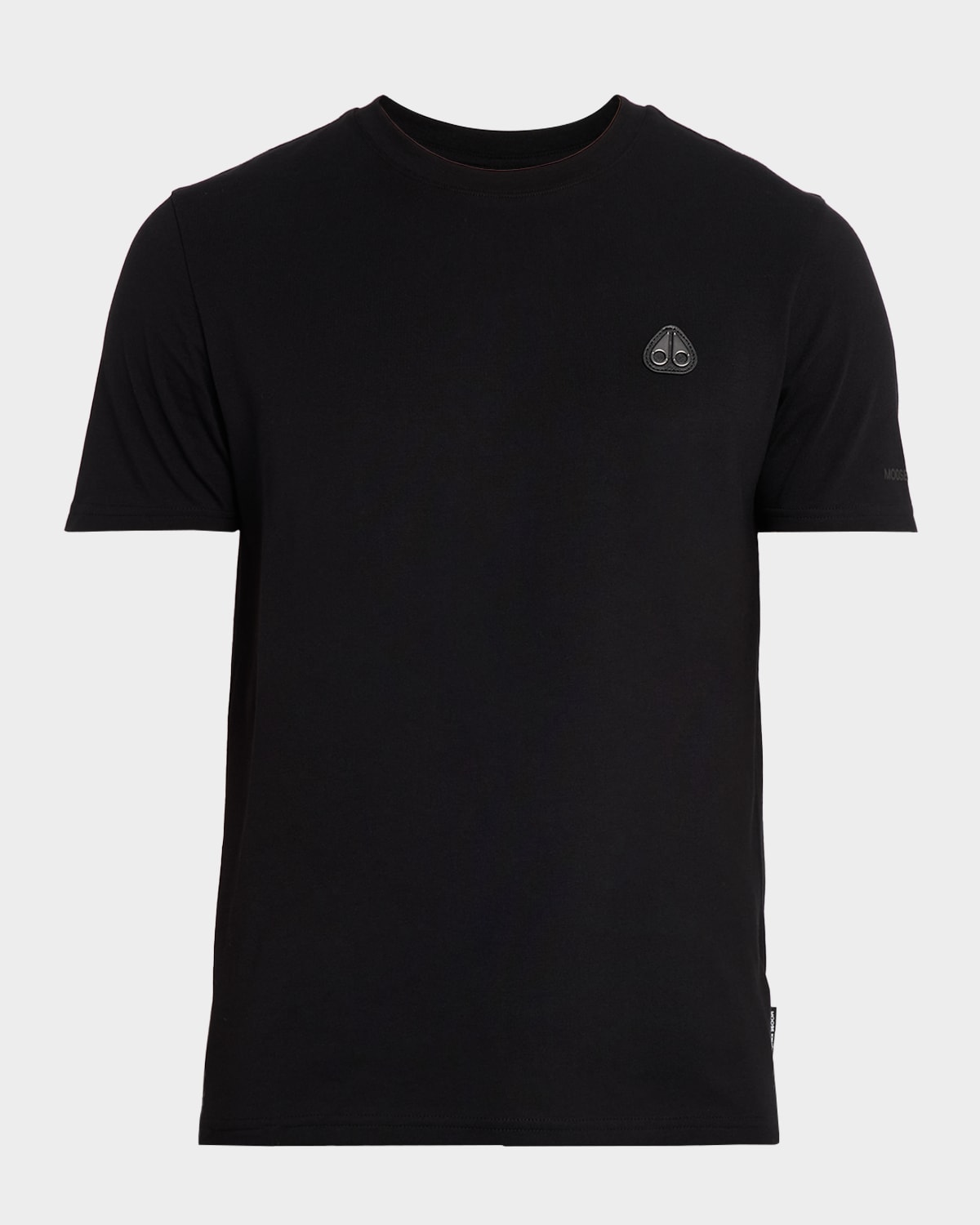 Moose Knuckles Men's Crescent Short-sleeve T-shirt In Black