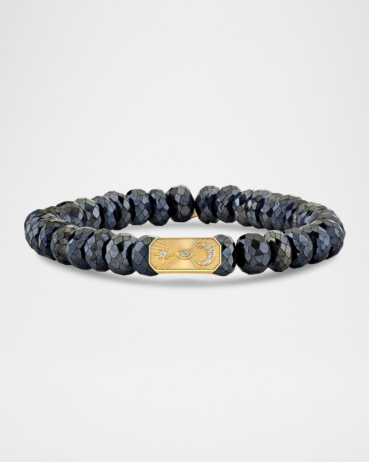 Sydney Evan 14K Diamond Marquise Eye Station Bracelet