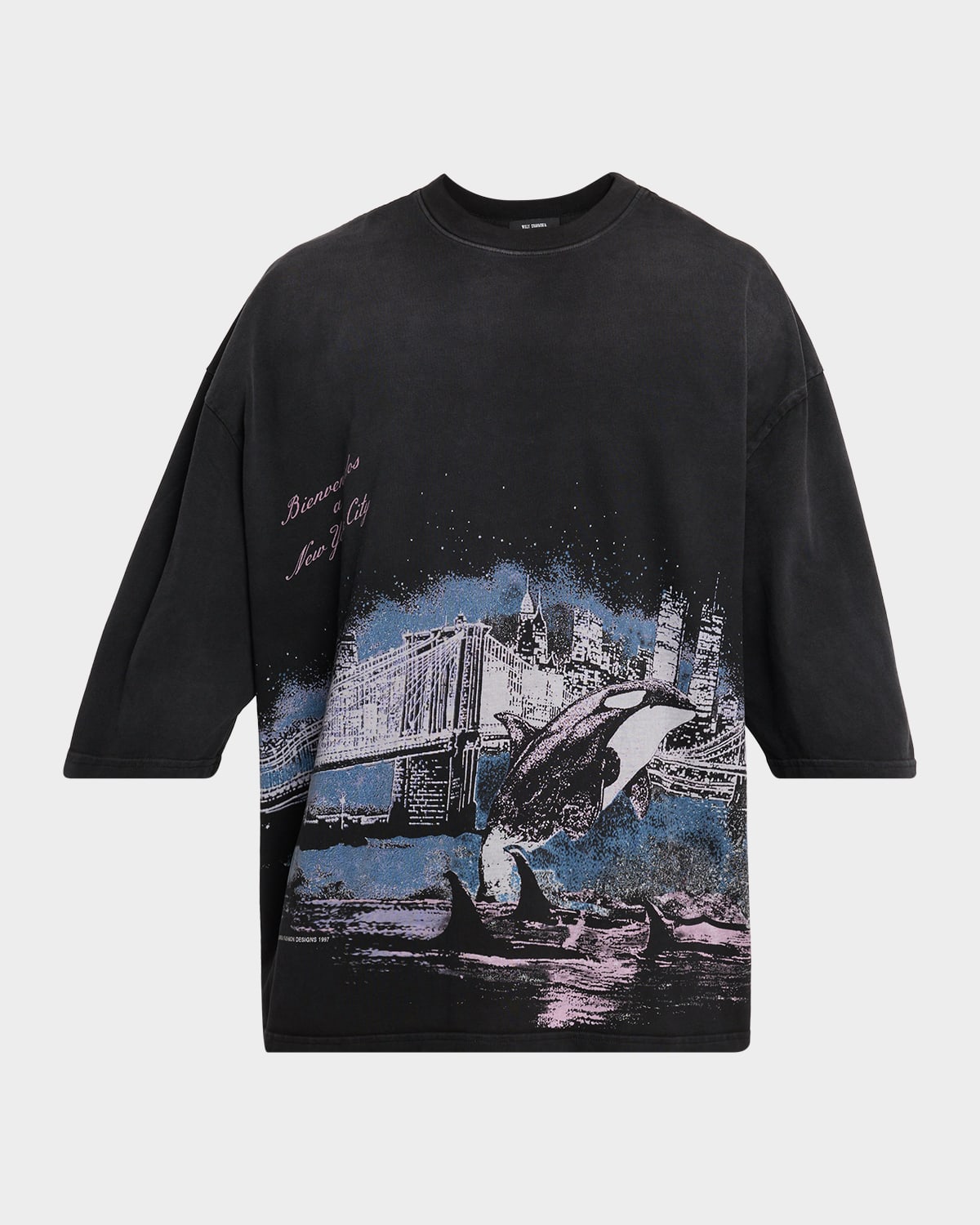 Willy Chavarria Men's Killer Whale Buffalo T-Shirt