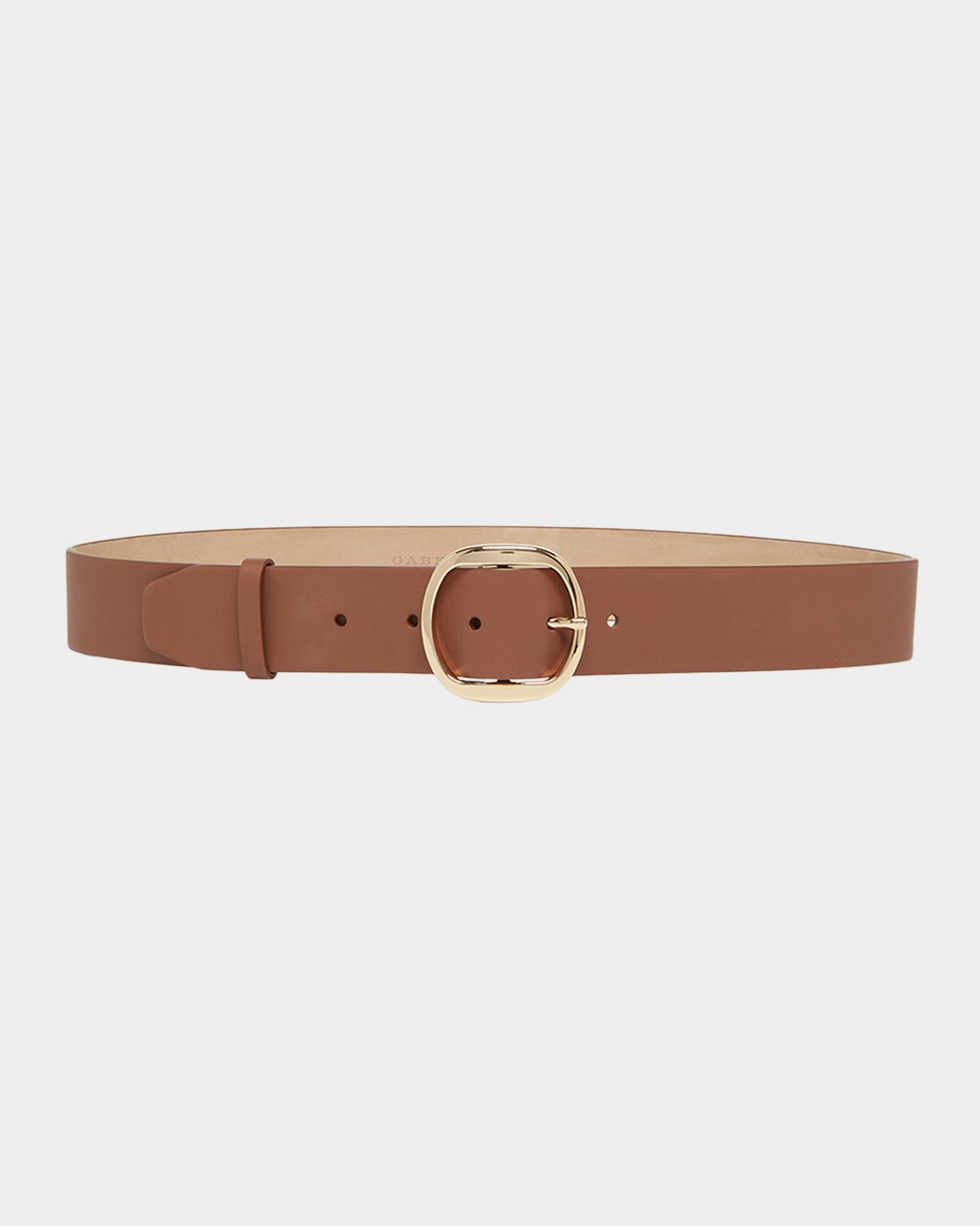 Gabriela Hearst Elster Leather Belt In Brown