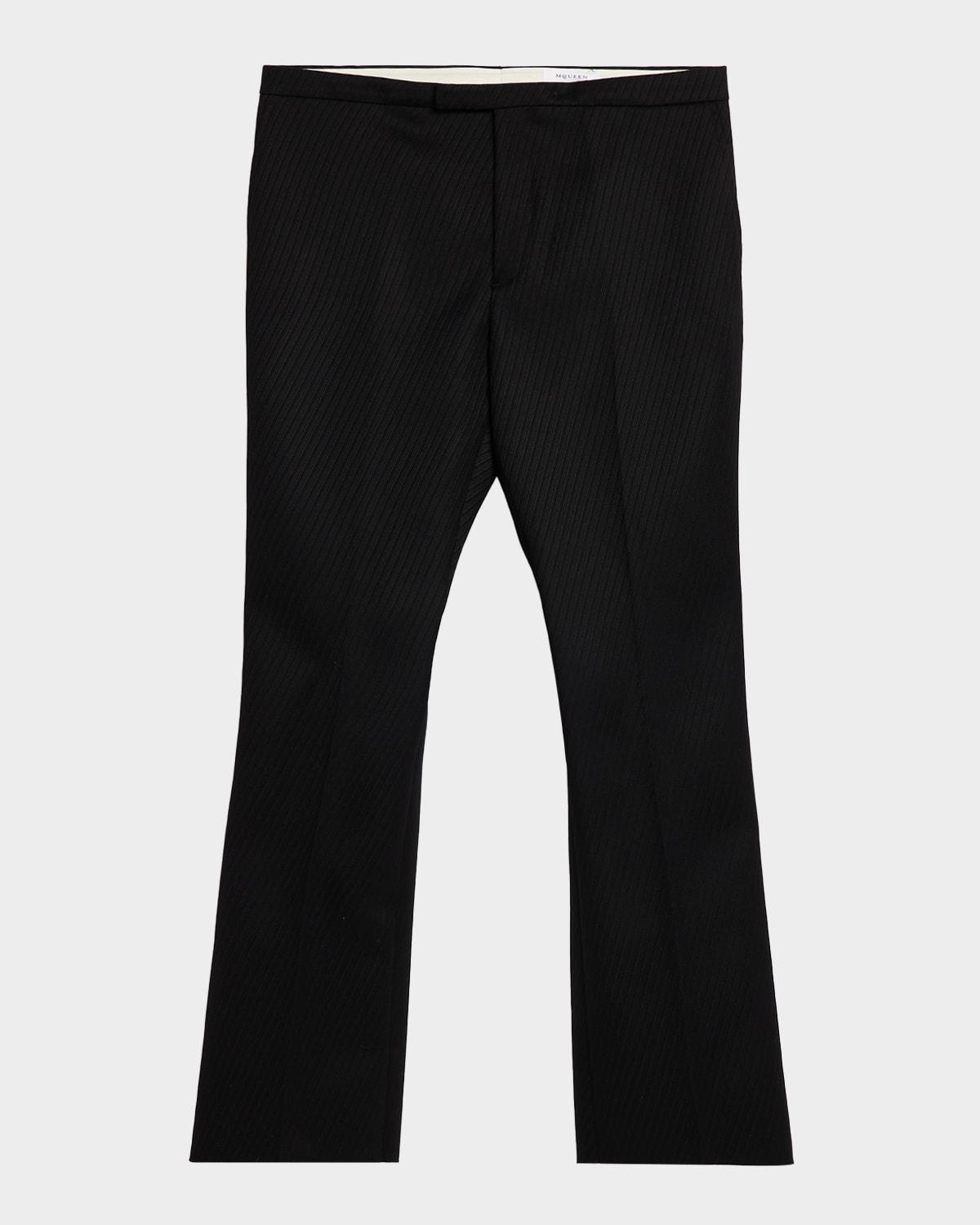 McQueen Men 's Textured Wool Trousers