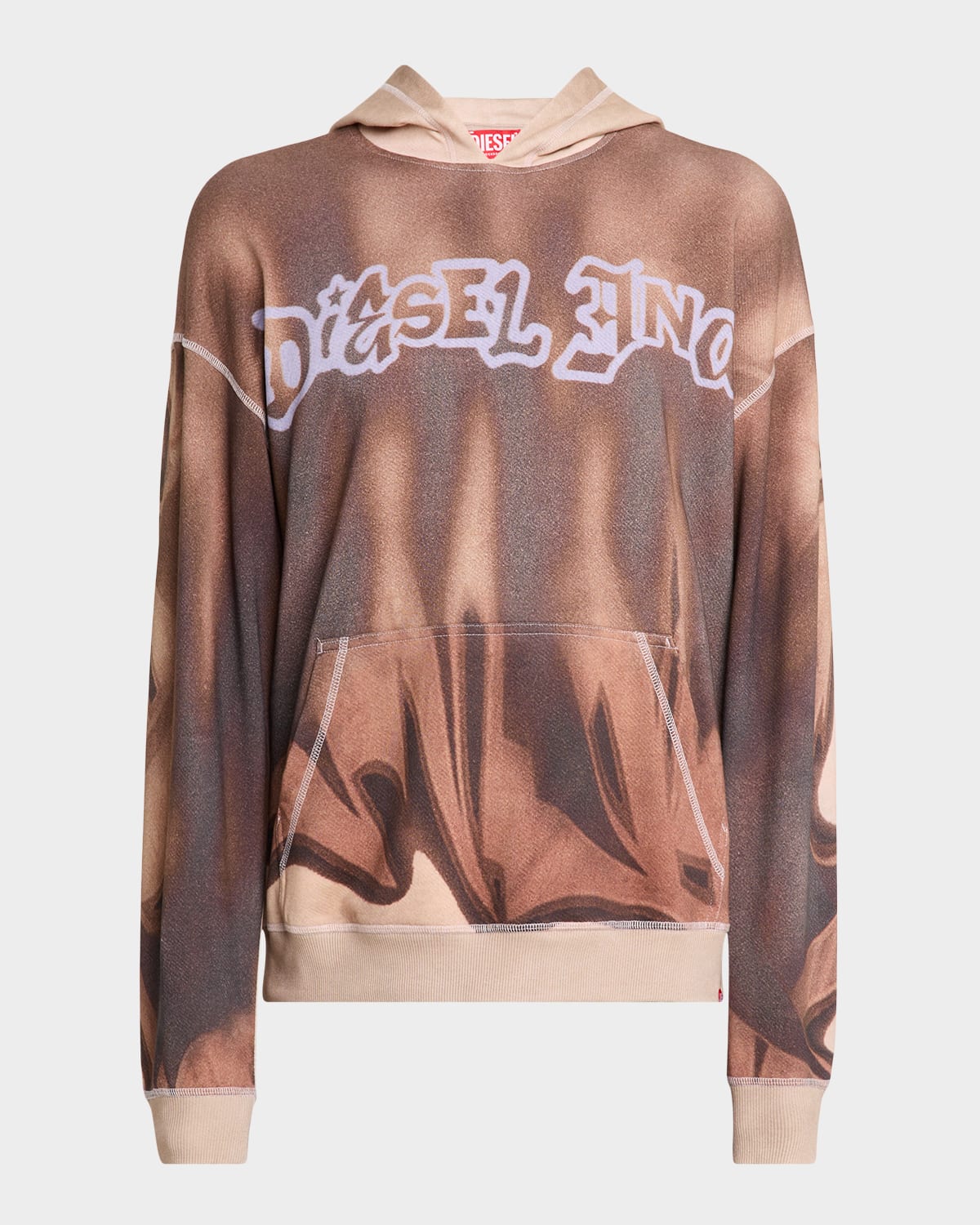 Diesel en 's S-Boxt-Hood Cotton Logo Hoodie